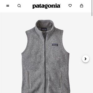 Women’s Patagonia better sweater vest basically brand new condition. Size small